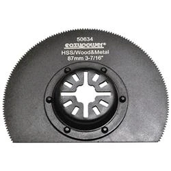 50634 High Speed Steel Oscillating Radial Saw Blade, 87 Mm X 3.43 In.
