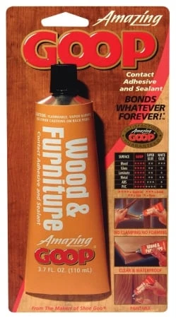 180011 Wood And Furniture Contact Adhesive And Sealant, 3.7 Ounce Tube