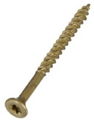 Fasteners 47850 No.9 X 3-inch Ceramic Coated Wood Screw - 1 Pound