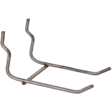.148 X 3-inch Double Peg Hook, Zinc Plated Hillman Hook And Eye 853050