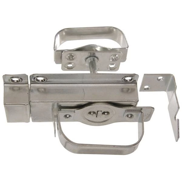 Part 851904 Door Latch Swinging Zinc Plated, By Hillman, Single Item, Great Valu