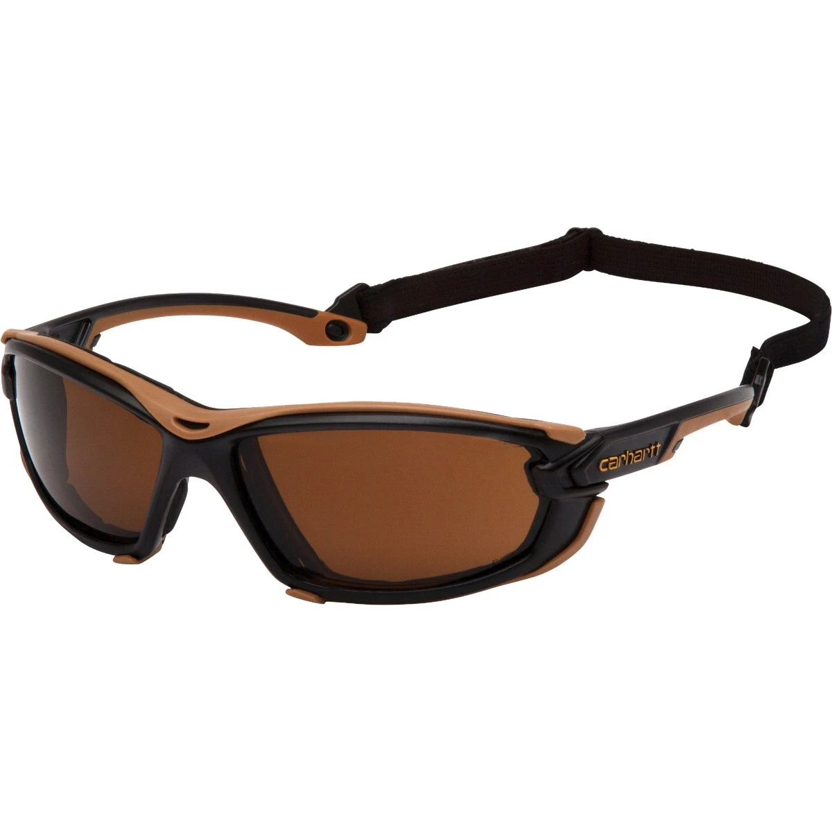 Toccoa Black & Tan Frame Safety Glasses With Bronze H2max Anti-fog Lenses