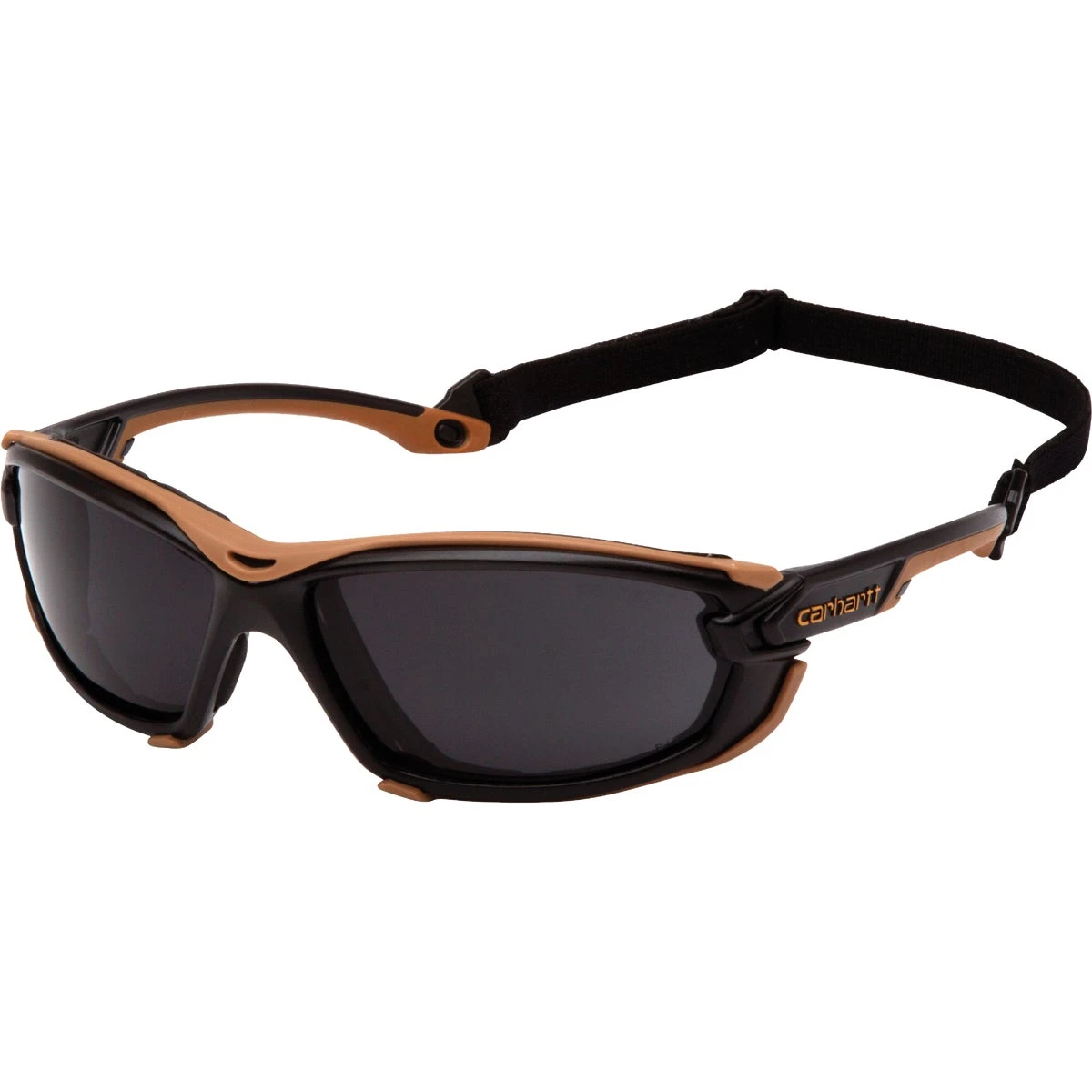 Toccoa Black & Tan Frame Safety Glasses With Gray H2max Anti-fog Lenses