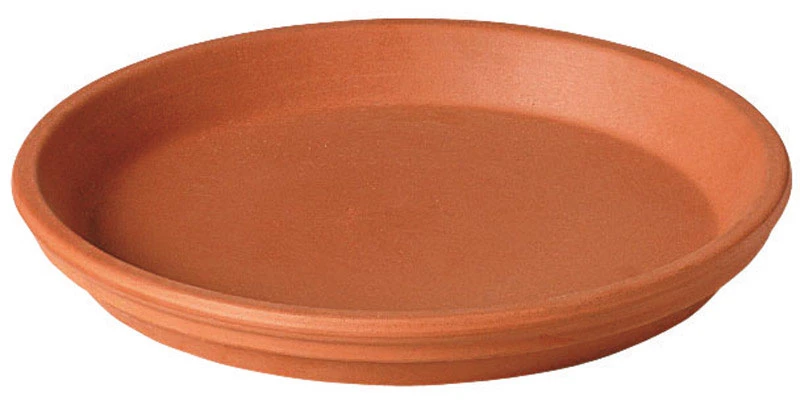 1.3 In. H X 11.5 In. D Terracotta Clay Traditional Plant Saucer