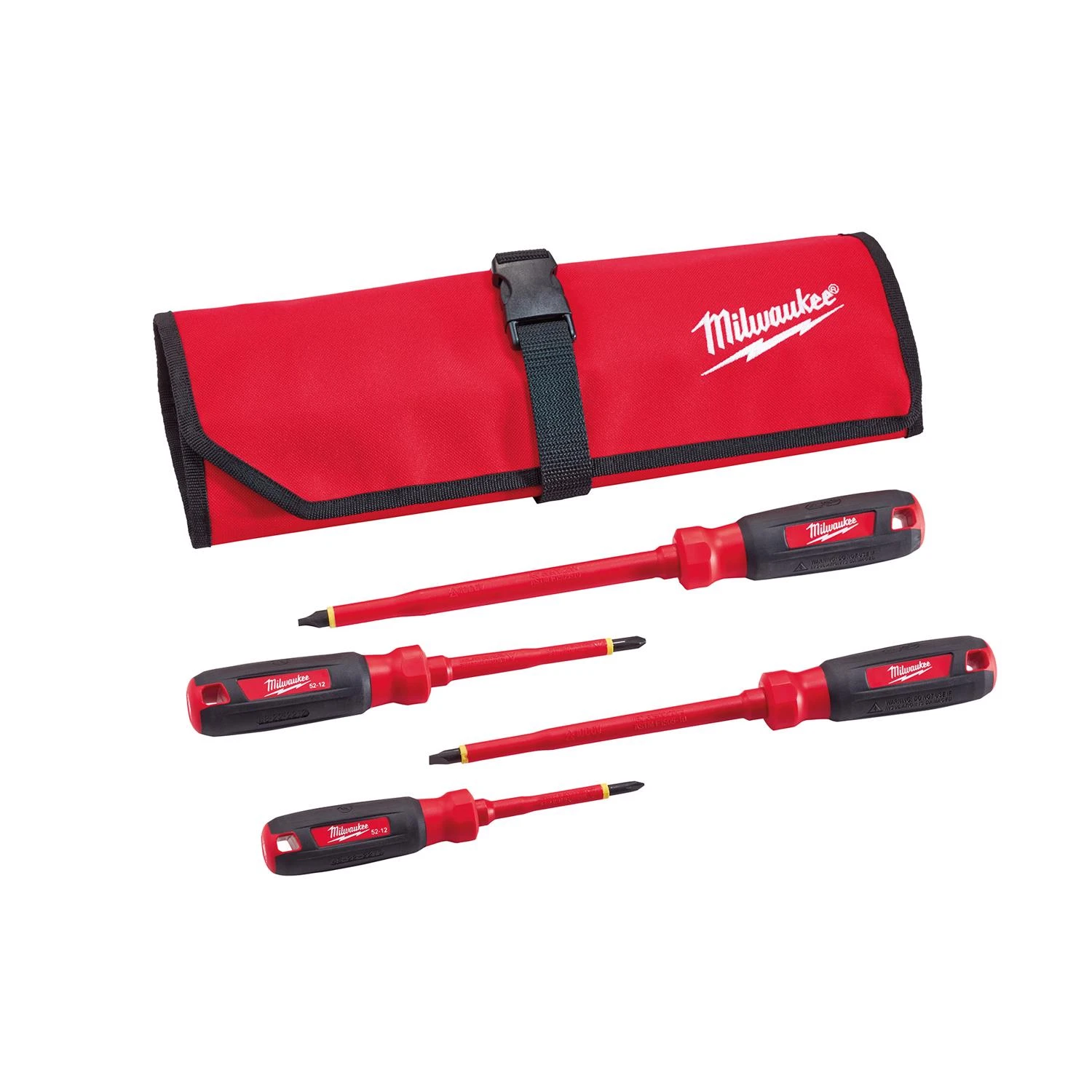 48-22-2205 4-piece 1000v Insulated Screwdriver Set With Square Recess