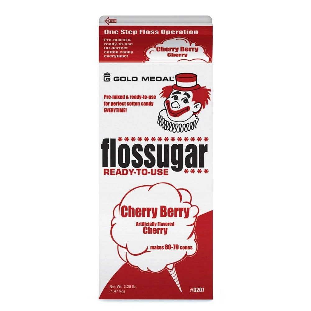 Cherry Berry Cotton Candy Sugar — 0.5 Gal Ready-to-use Mix