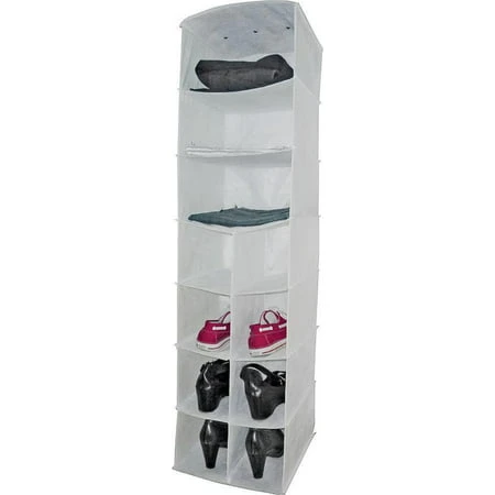 5000915 3 Shelf 8 Shoe Hanging Organizer For Efficient Storage