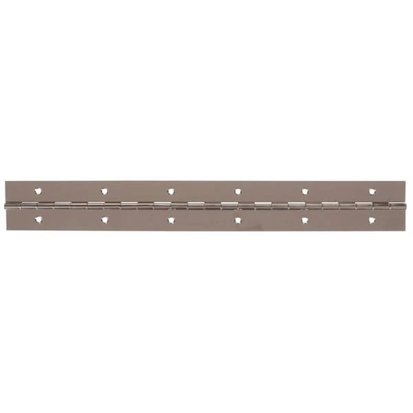 30 X 1-1/2 Inch Nickel Plated Continuous Hinge, Model 851967
