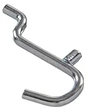 .148" X 1-1/2" Zinc Plated Curved Hook And Eye - Model 853045