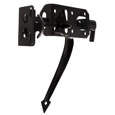 Ornamental Thumb Latch, Black Finish, Model 851367 For Gates And Fences