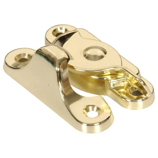 Crescent Type Sash Lock, Brass Finish, Model 851772 By Hillman