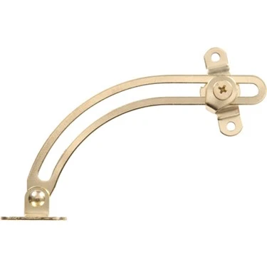 The Hillman Group 851584 Friction Lid Support Right Side, Brass Finish