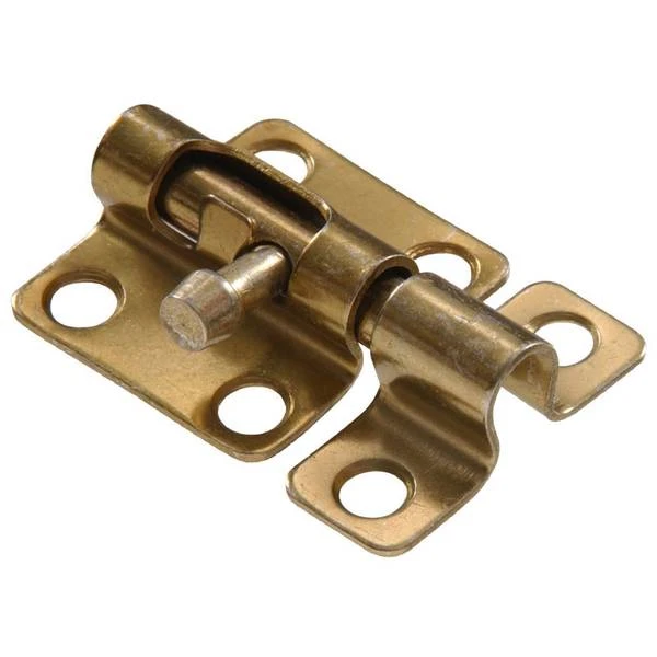 2" Barrel Bolt, Zinc/yellow Dichromate Finish, Model 851020 By Hillman