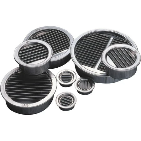 1 Inch White Mini Aluminum Louver Model 50004 For Ventilation