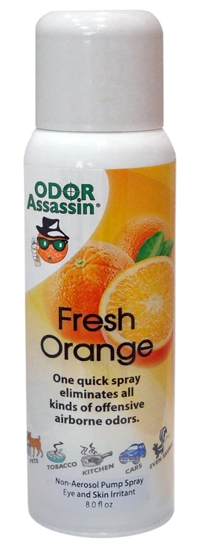 Orange Scent Odor Eliminator 8 Oz Pump Spray – Odor Neutralizer For Home & Office