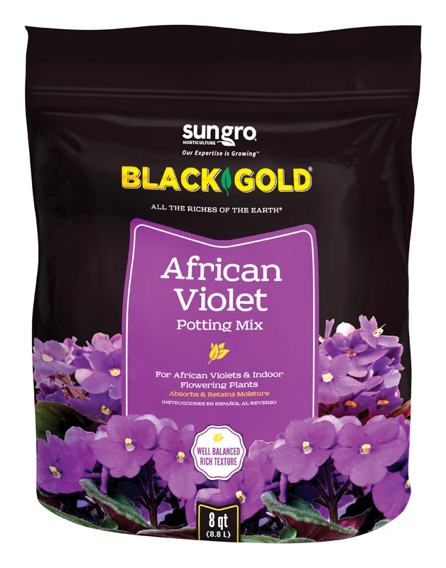 Organic African Violet Potting Mix 8 Quart - Ideal For Delicate Plants