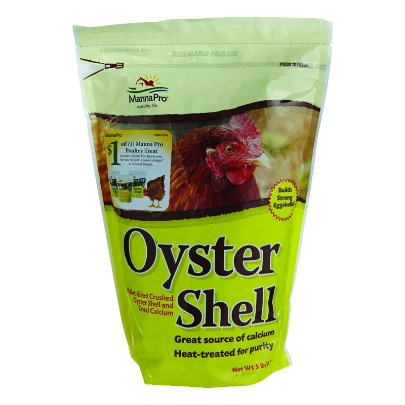 Oyster Shell, Pellet Size, 5 Pounds - Calcium Supplement For Poultry