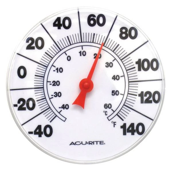 8-inch Basic Dial Thermometer For Indoor And Outdoor Use