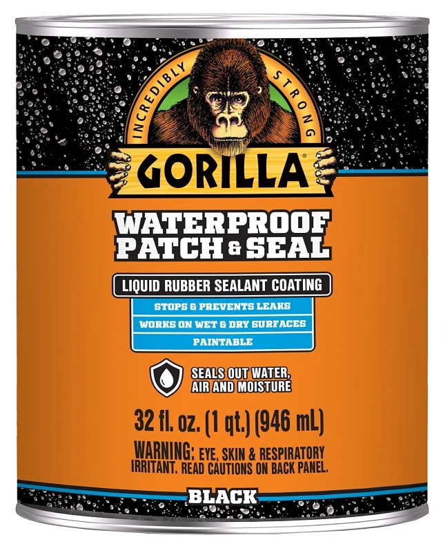 Waterproof Patch & Seal, Black, 32-oz. Liquid
