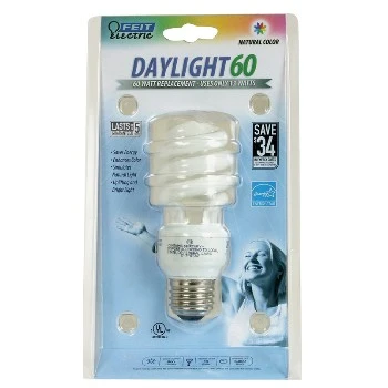 18 Watt Daylight 75 Cfl Spiral Bulb Bpesl18tm/d