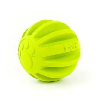 Large Finbal Rubber Dog Toy - Green, 3.75 H X 3.75 W X 3.75 D
