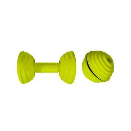 Lgbb71 Large Bonbal Rubber Dog Toy In Green Color