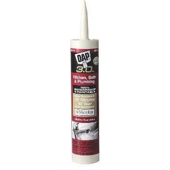 00799 Bath, Kitchen And Plumbing Sealant, Biscuit Color, 9 Ounce Tube
