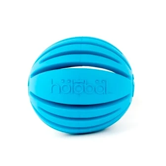 Sbhbal11 Small Holobal Rubber Dog Toy In Blue Color