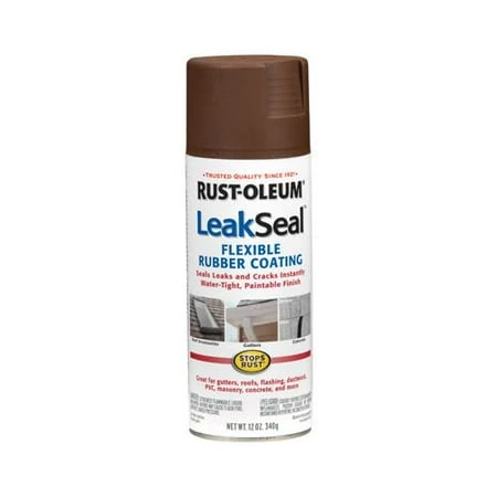 Rust-oleum Leakseal 12 Oz. Flexible Rubber Coating, Brown