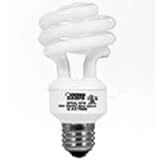 18 Watt Soft White Compact Fluorescent Light Bulb - Mini Twist Design