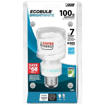 Co 261200 23 Watt Compact Fluorescent Twist Bulb