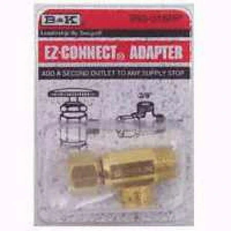 Brass Max Adapter 3/8 Inch X 1/4 Inch Extender Tee Model #993-015rp