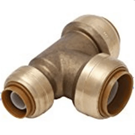 U444a Shark Bite 3/4-by-1/2-by-3/4-inch Push-fittings Reducing Tee