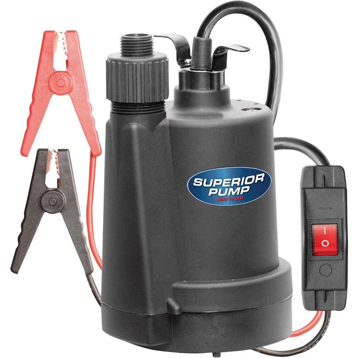 12v 1380 Gph Submersible Utility Pump With 20 Ft Cord