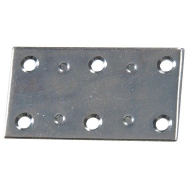 2-1/2" X 1-3/8" Zinc Plated Mending Brace Plates - Model 852205
