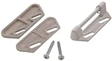 The Hillman Group The Hillman Group 853154 Replacement Strikes W/ 2 Shims- White 1-pack