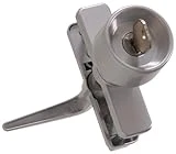 The Hillman Group 853133 Keyed Knob Latch- Silver 1-pack