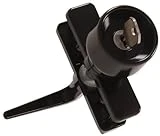 The Hillman Group 853132 Keyed Knob Latch- Black 1-pack