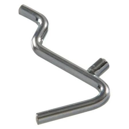 .148" X 2-1/2" Zinc Plated Angled Hook And Eye - Model 853042