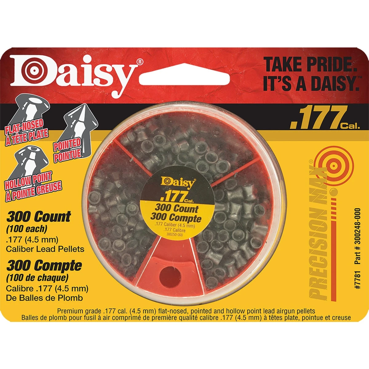 Dial-a-pellet .177 Cal. Pellet Ammunition (300-pack)