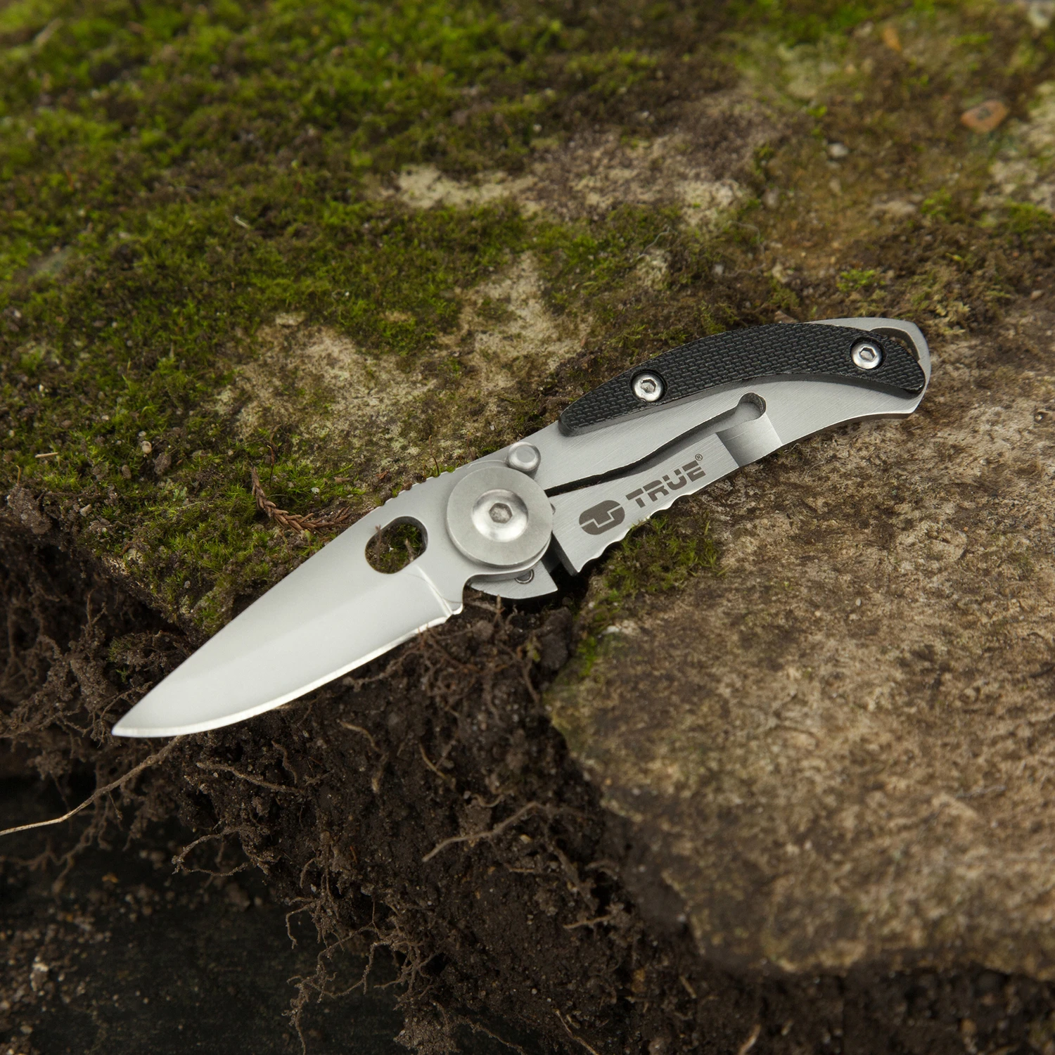 True Utility Skeletonknife Tu571 Black/silver Multi Tool Knife With Open Frame Design