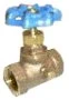 #105-104 3/4 Inch Brass Threaded Stop & Waste Valve