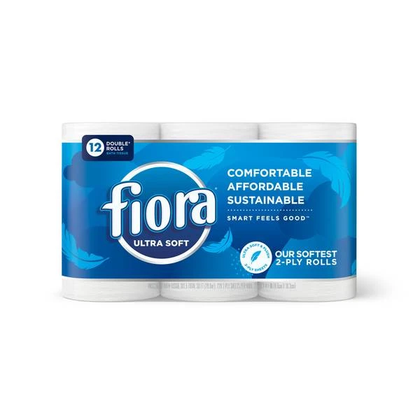 Fiora Ultra Soft Bath Tissue (12 Rolls)