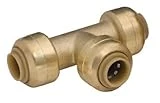 1/4 Inch X 1/4 Inch X 1/4 Inch Tee Fitting
