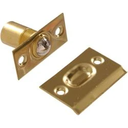 852396 Solid & Bright Brass Ball Catch 1 X 2.12 In. By Hillman