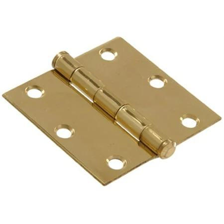 4 Inch Solid Brass Square Hinge - Model 851260 By Hillman