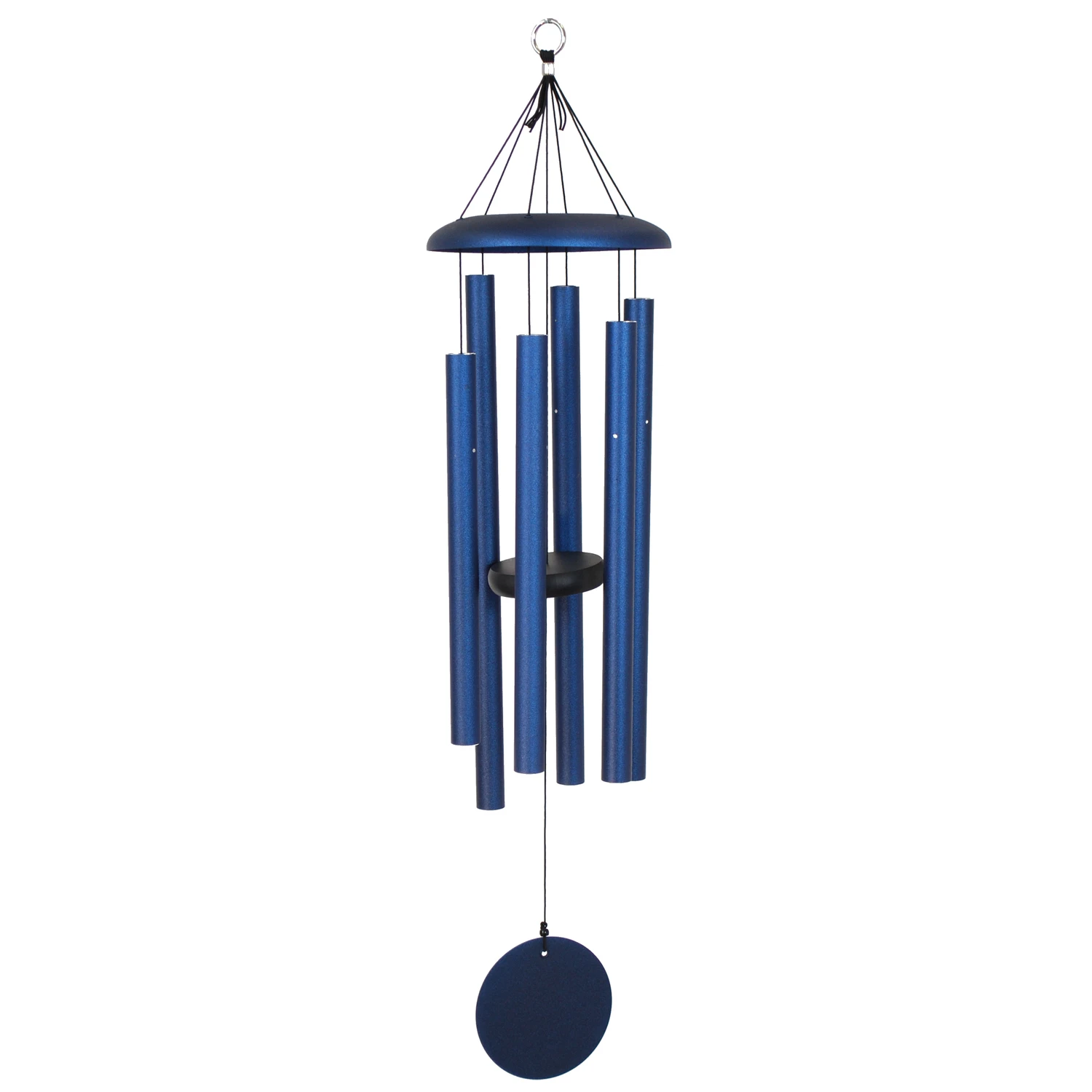 Midnight Blue Aluminum 36 Inch Wind Chime - Exceptional Sound & Design