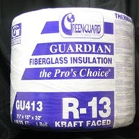 Gu413 R-13 Fiberglass Insulation, 15 Inches X 32 Inches