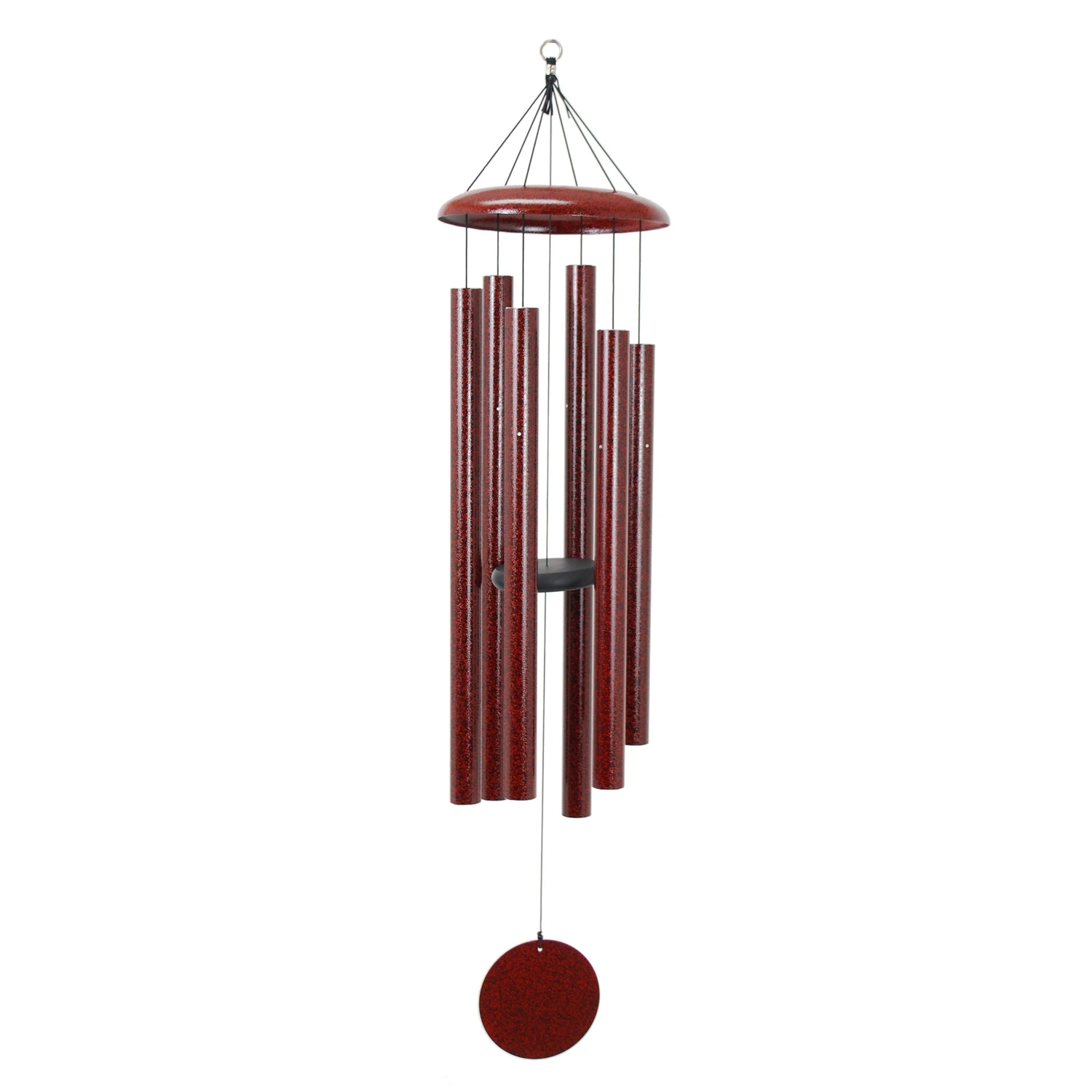 Ruby Splash Aluminum 56 In. Wind Chime With Engraving Option