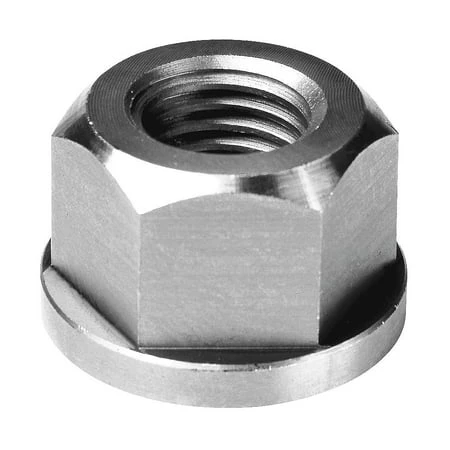 303 Stainless Steel Flange Nut, 1/4-20 Thread Size